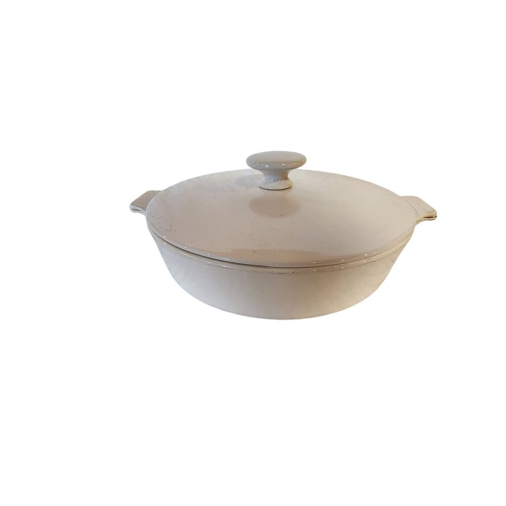 Corningware 8.5" Skillet Buffet Server Collection with Lid White Coupe
